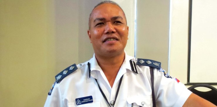 The Deputy Police Commissioner, Auapa’au Logoitino Filipo.