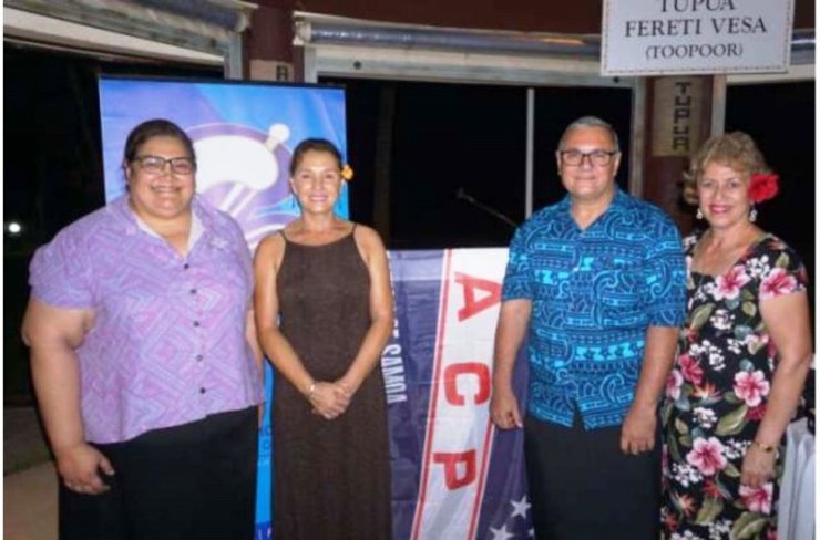 L-R: Seulupa Michelle Macdonald (SCCI), Angie Wetzell (ACP), Masoe Norman Wetzell (ACP) and Joanne Wetzell. (Photos supplied)