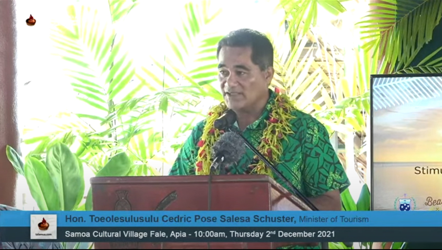 20211202 Launch of the Samoa Tourism Stimulus Assistance