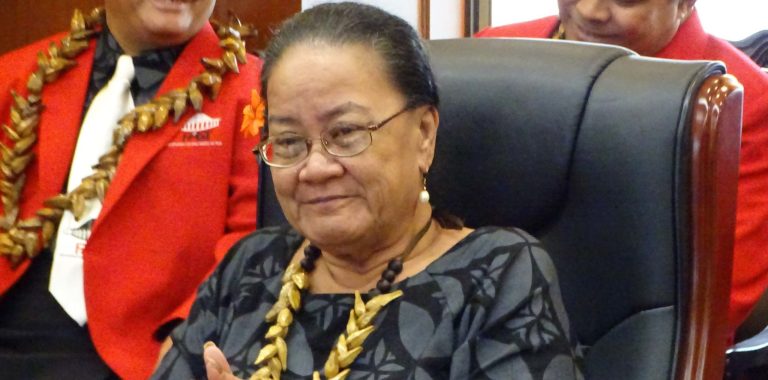 The Minister of Justice & Courts Administration, Matamua Vasati Pulufana