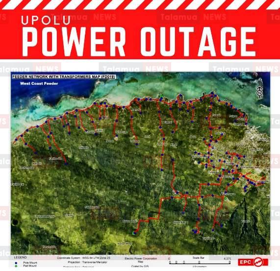 EPC Upolu outage