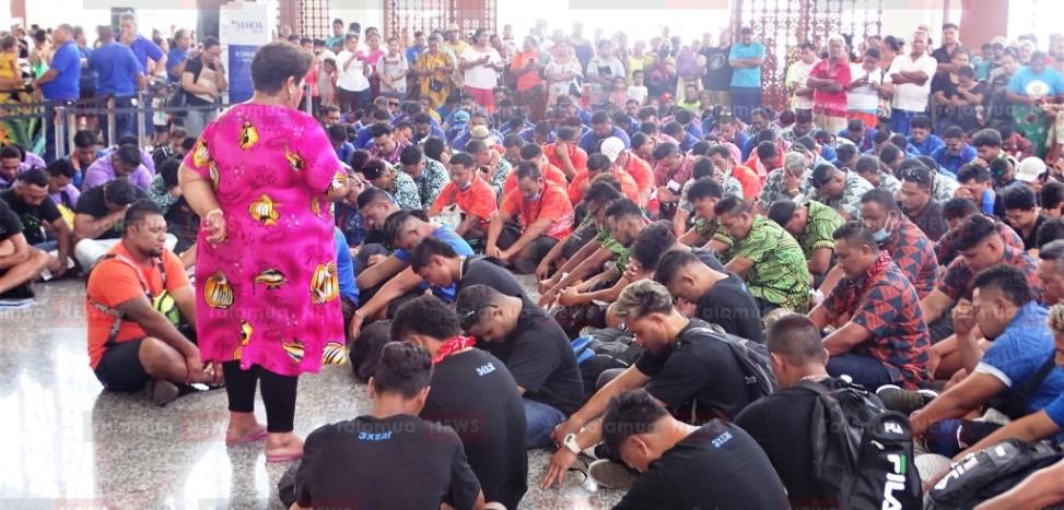RSE workers airport prayer