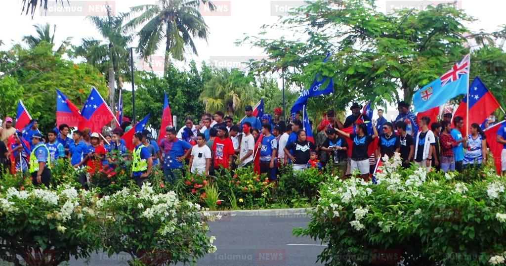 Toa Samoa supporters