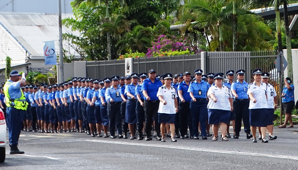 Womens Day Police Parade monalisa