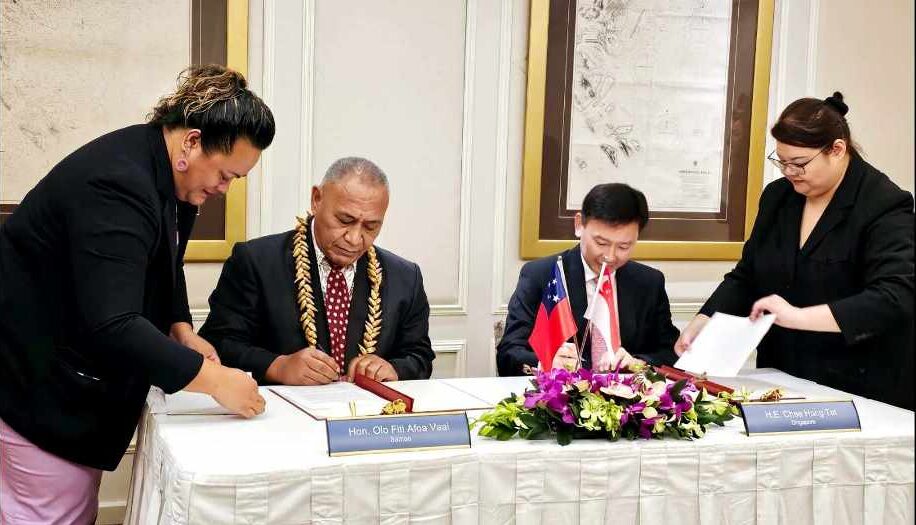Singapore Air Service Agreement signing