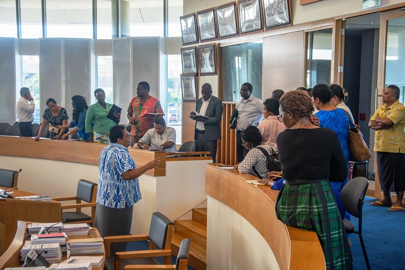 CHOGM Advanced visit Parliament