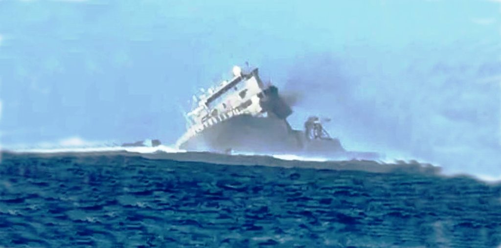 HMNZS Manuwai aground