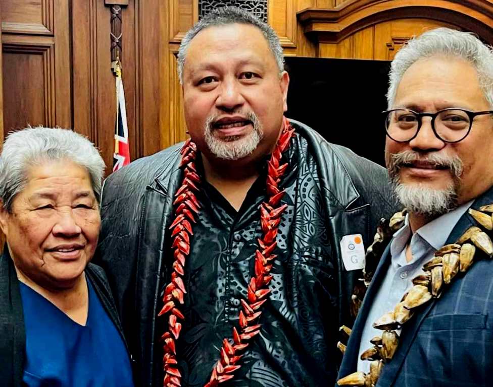 Falemai Lesa, Teleiai & Teanu Tuiono after multi party vote 24 Oct 2024