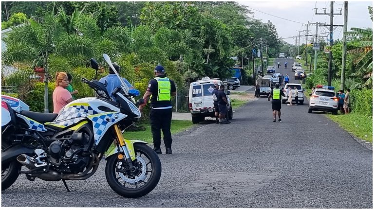 Police hold up at Siusega