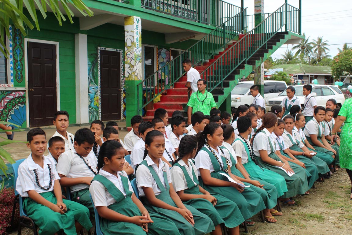 Vaiusu Primary school children