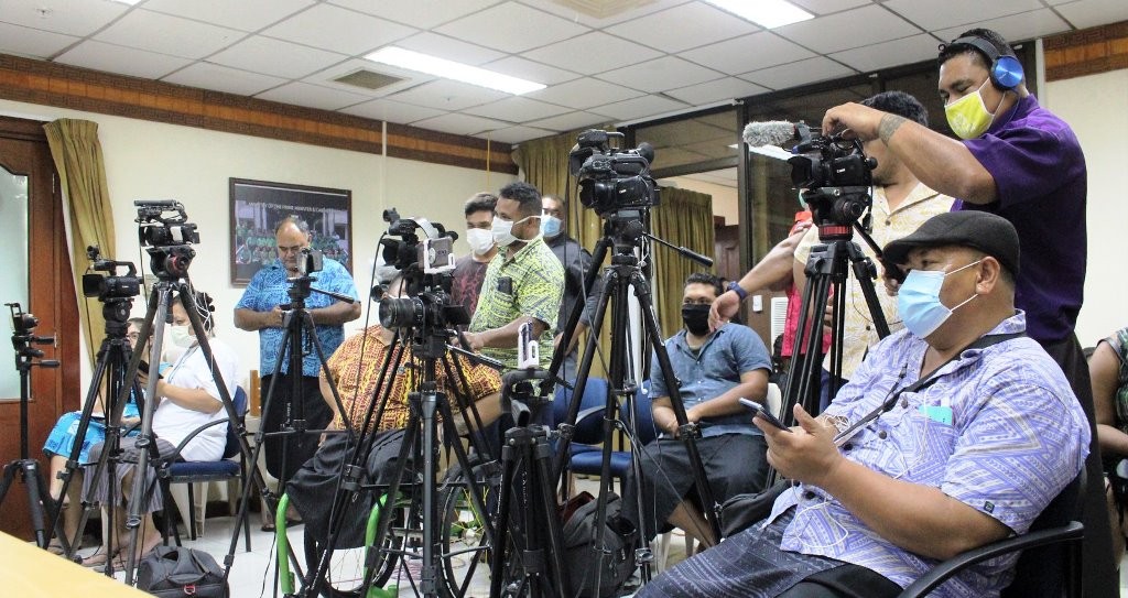 media scrum