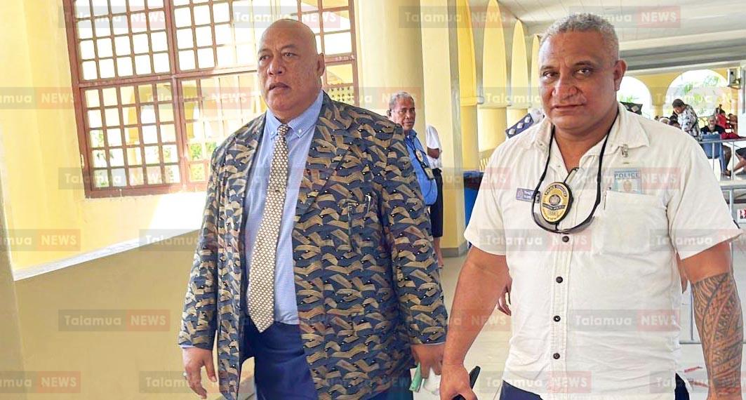 Leala with police officer