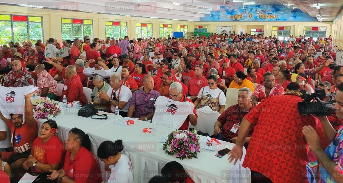 FAST Savaii Launch inside crowd