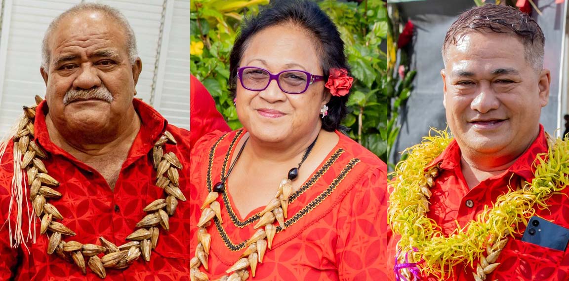 Newcomers Leilua, Seve, Vui Sione