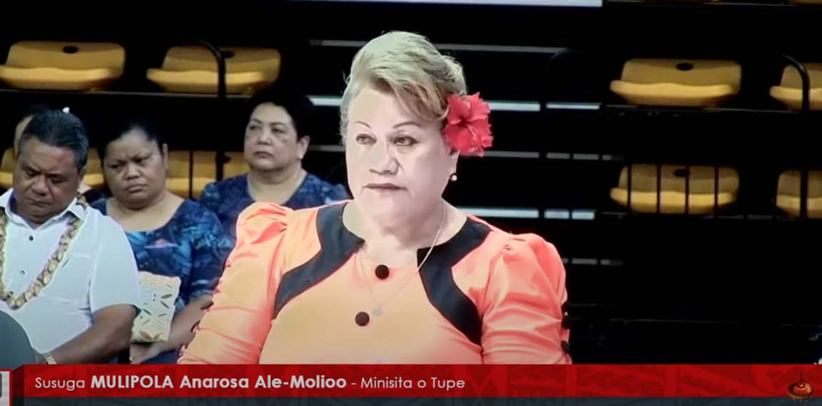 Mulipola speaking on 2025 Budget