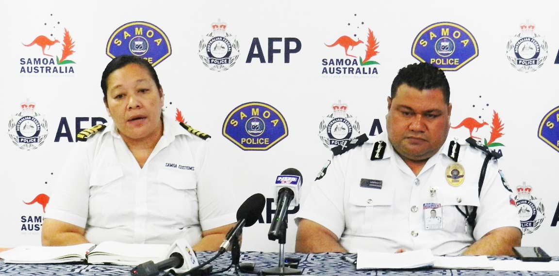 Press Conf Police & Customs