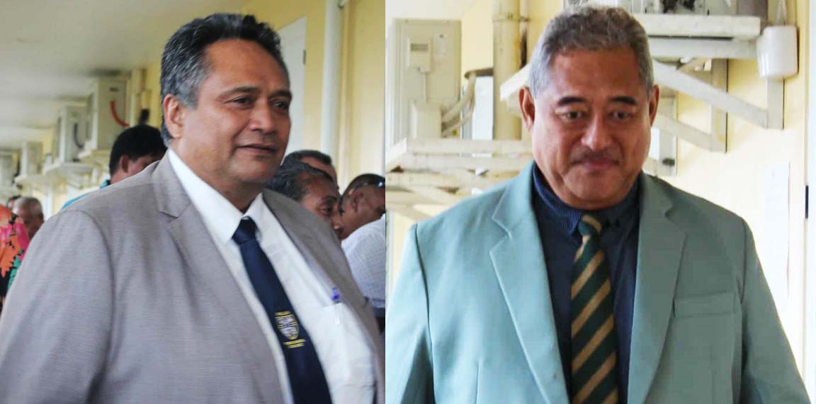 Toelupe & Tuiloma outside court