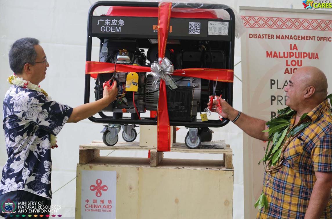 Generators ribbon cutting