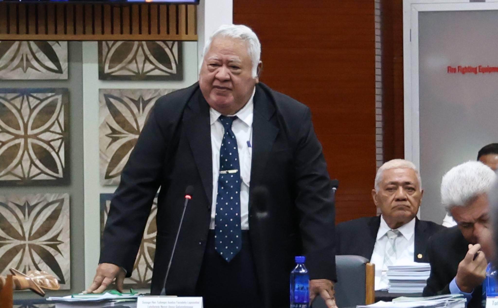 Parliament Tuilaepa speaking
