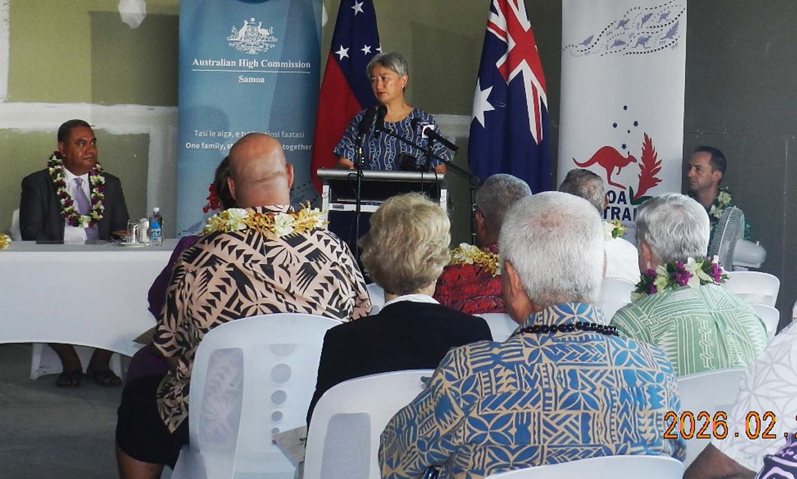FM Penny Wong speaking