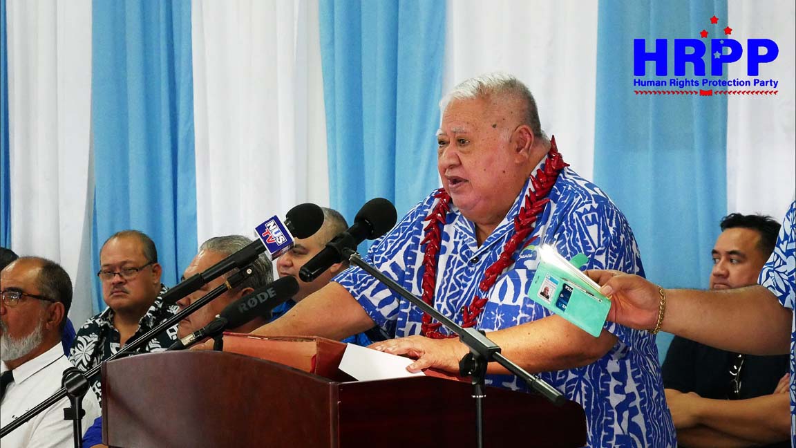 Tuilaepa Speaking