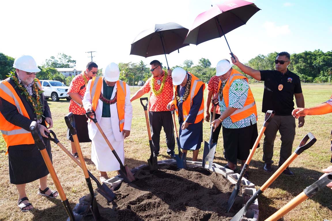 Savaii Court groundbreakng