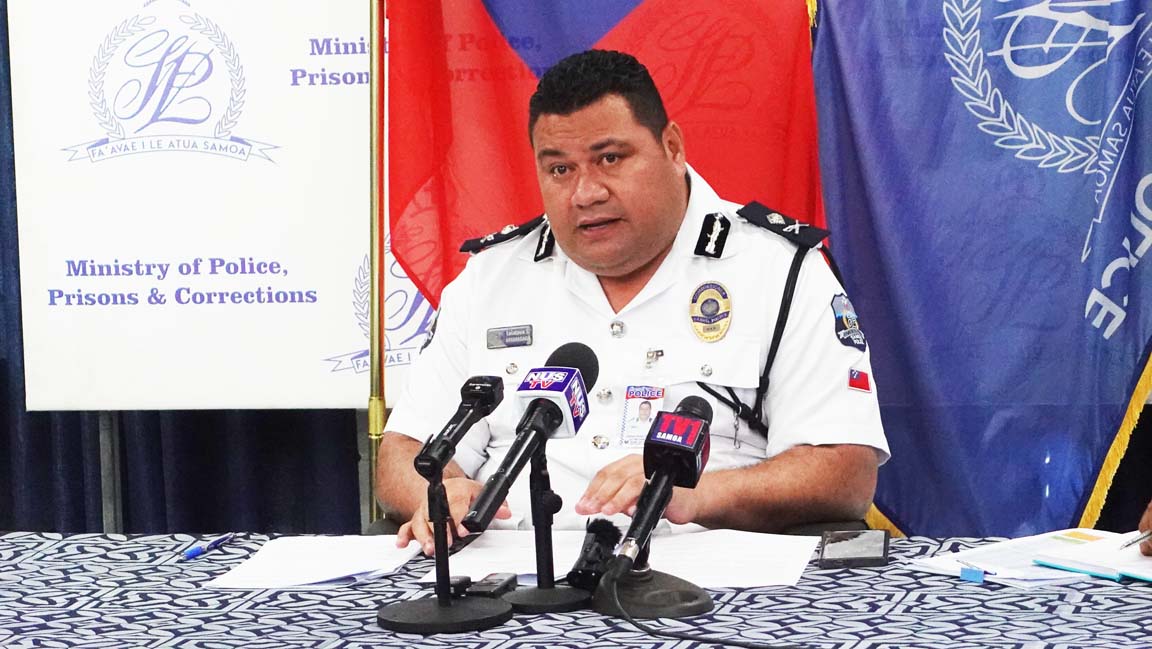Police Commissioner Leiataua