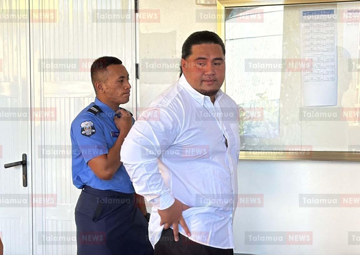 James Atua outside court