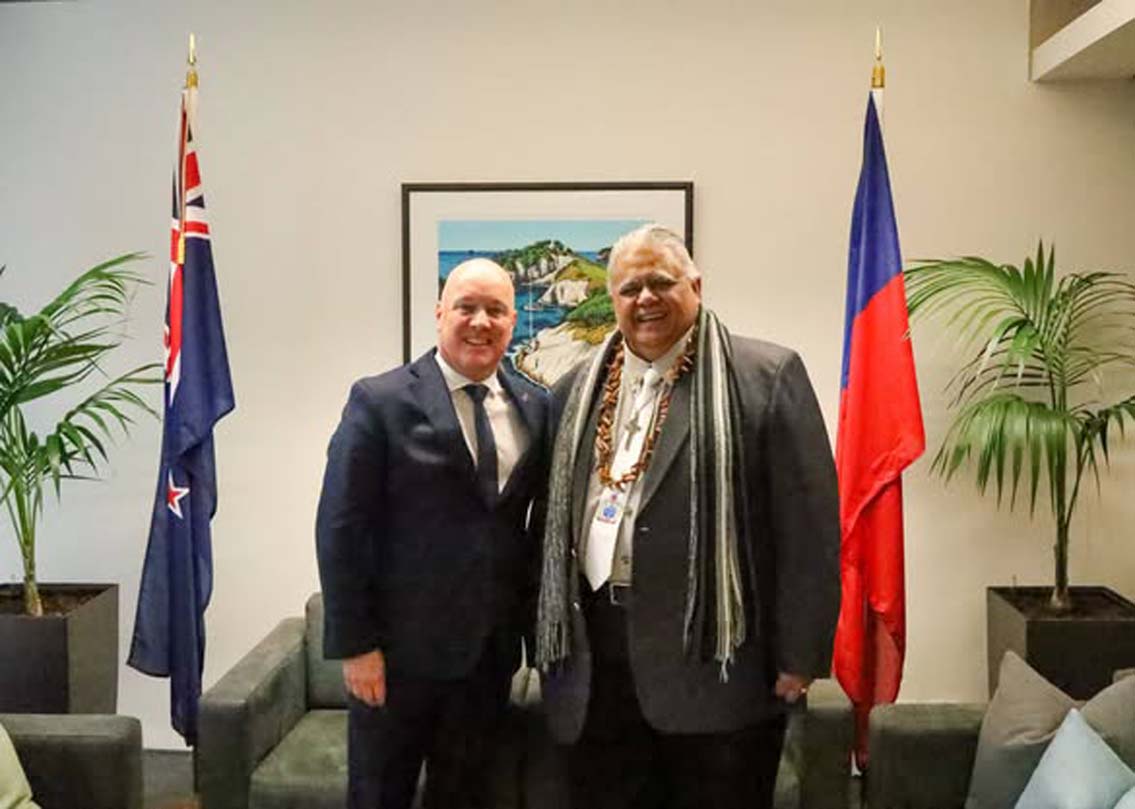 Samoa & NZ PM's in Wellington