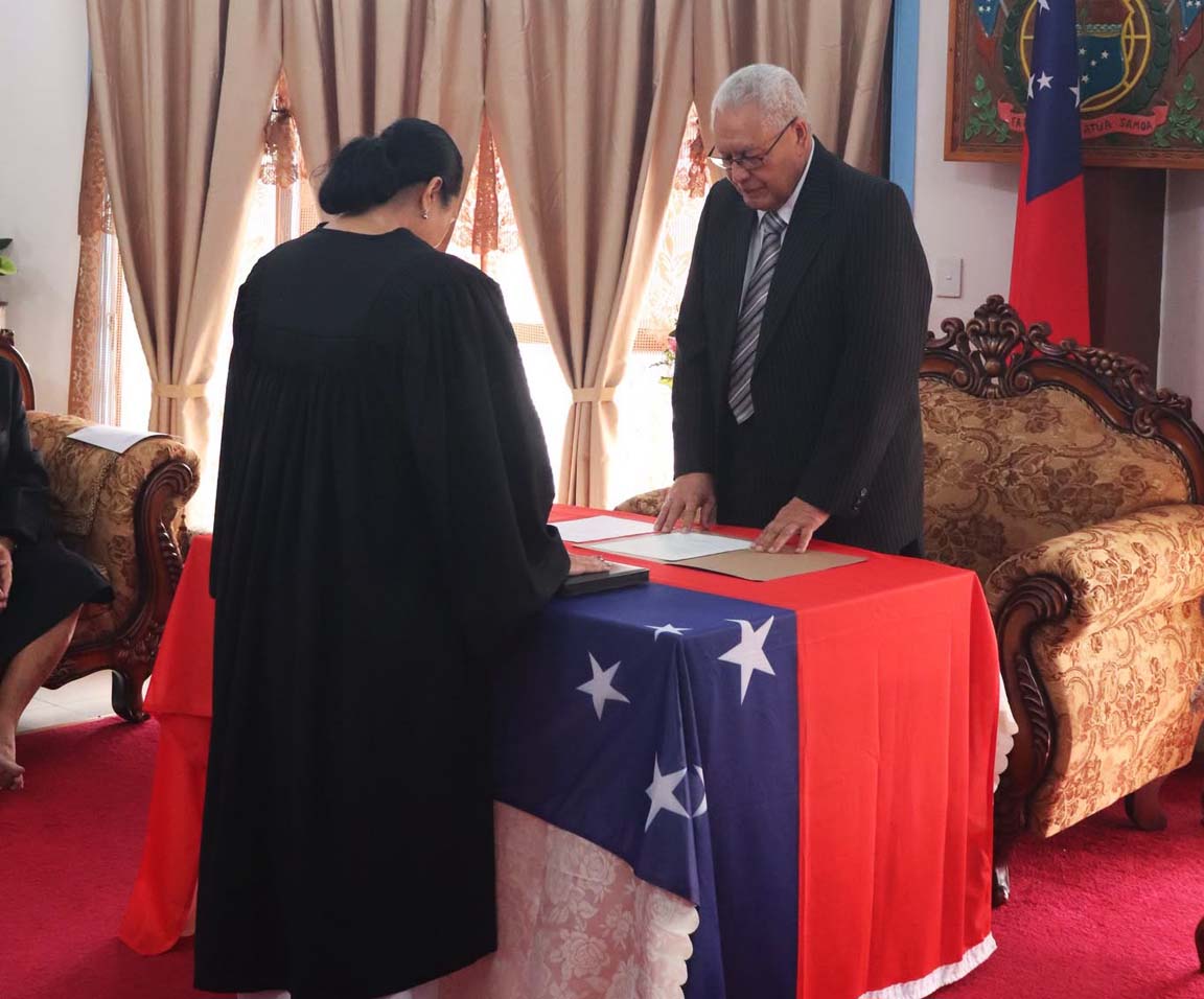 Court Diana sworn in