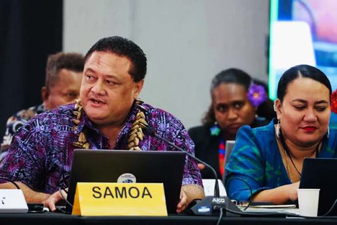 Samoa delegates at WCPFC mtg
