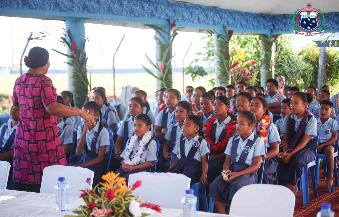 Faga primary students singing