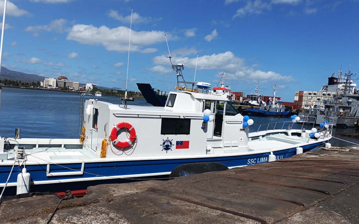 Japan The donated maintenance vessel