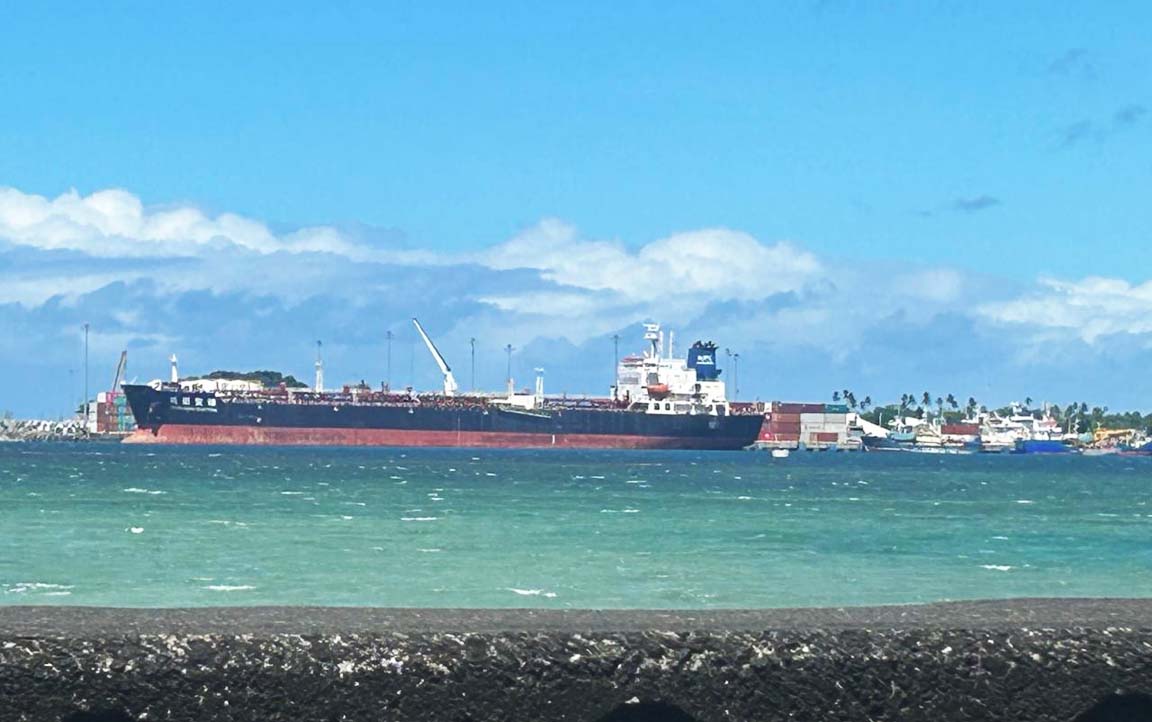 Oil Tanker in Apia port