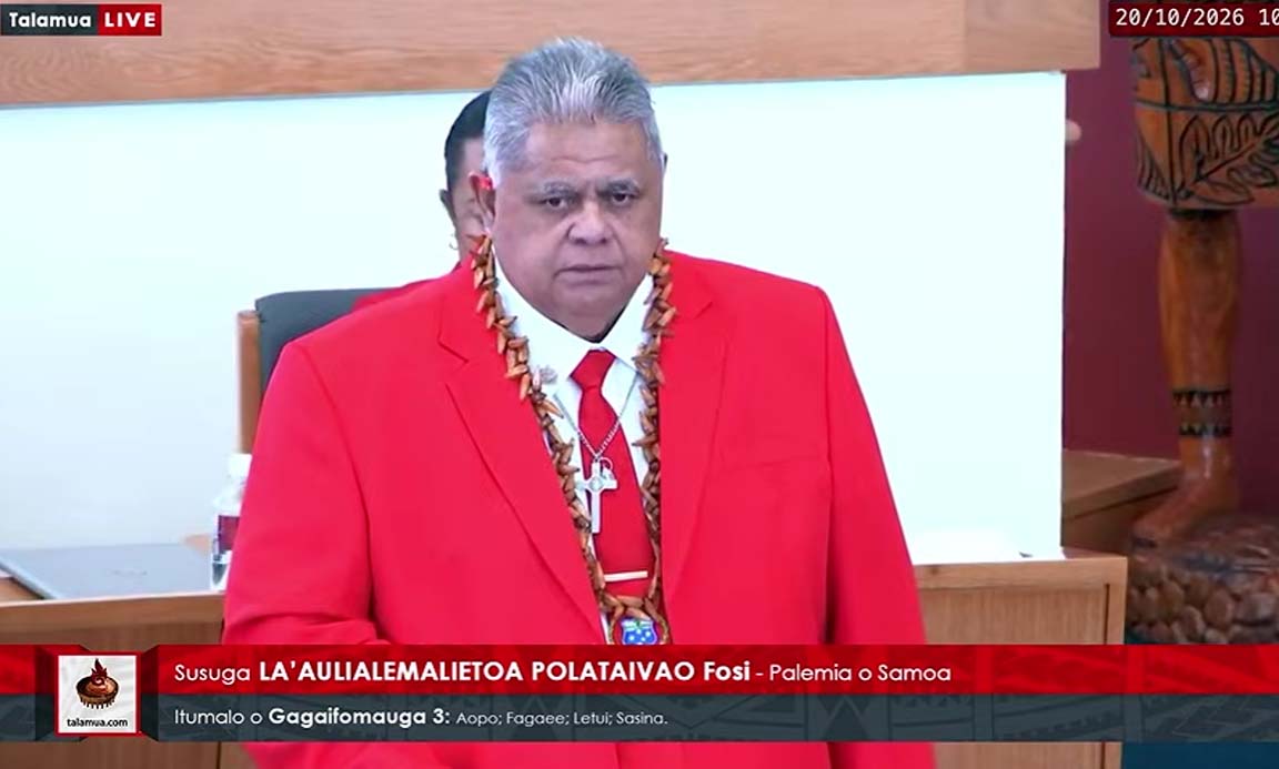 PM speaking in Parliament