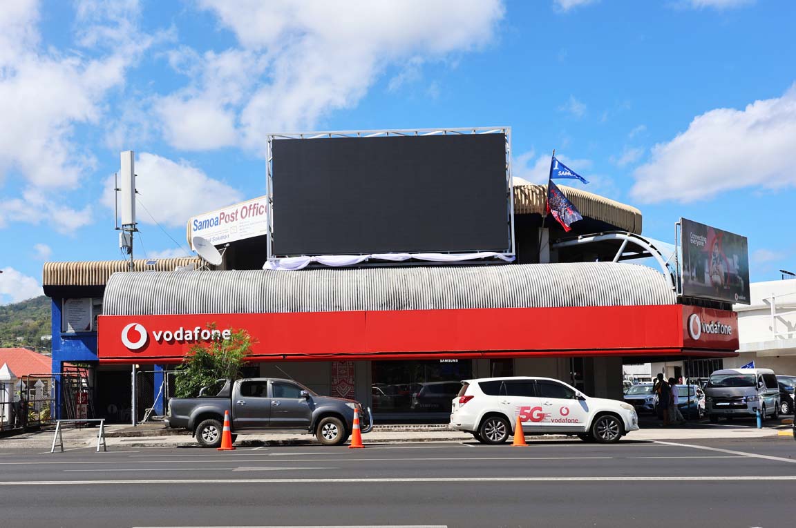 Samoa Post Office LED Screen