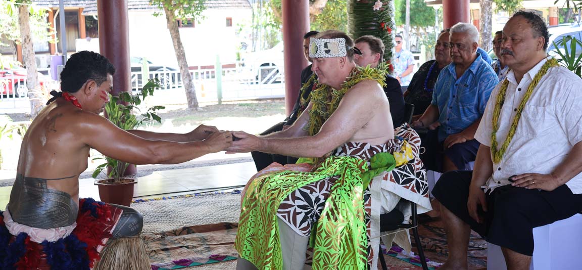 WR Chair receive Kava Cup